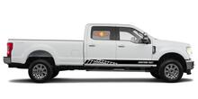 Racing rocker panel strepen vinyl stickers stickers voor Ford F-250 2020
 3