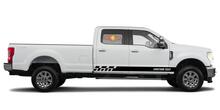 Racing rocker panel strepen vinyl stickers stickers voor Ford F-250 2020
 4