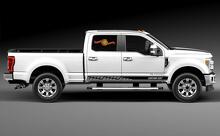 Racing Rocker Panel Strepen Vinyl Decals Stickers voor Ford F-350 2020 2