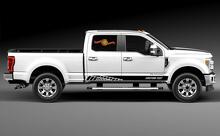 Racing Rocker Panel Strepen Vinyl Decals Stickers voor Ford F-350 2020 3