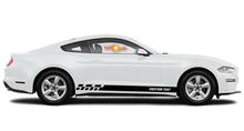 Racing rocker panel strepen vinyl stickers stickers voor Ford Mustang 2020
 4
