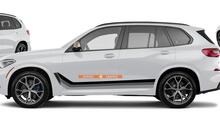 M kleuren Vinylstrepen voor BMW X5 M50 G05 Monochrome stijl en Duits naar keuze
 3