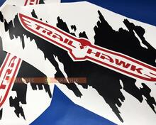 Paar Trail Hawk Jeep Renegade Compass bedzijstickers stickers 2 kleuren
 2