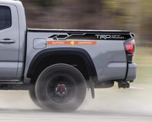 Paar Bed Side stripe TRD Off Road Vinyl Stickers Sticker geschikt voor Tacoma 2013 - 2020
 2
