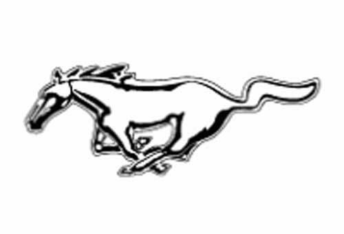 Nieuwe Ford Mustang logo Sticker 1
