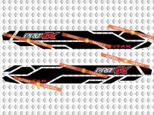 Paar Pro 4X Titan Vinyl Stickers Decal Kit voor Nissan Titan 2015 - 2020
 2