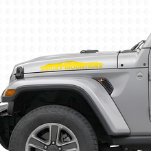 Smoky Mountains motorkap vinyl decal sticker voor Jeep Wrangler_5