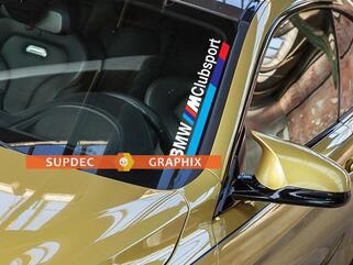BMW M Clubsport voorruitsticker sticker VOOR
