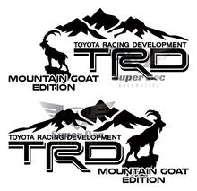 Paar TRD Mountains Goat Edition Side Vinyl Decals Stickers voor Toyota 4Runner Tundra Tacoma FJ Cruiser 2
 2