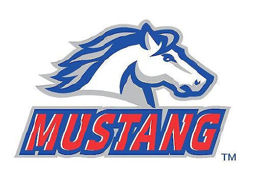 Mustang kleur logo sticker sticker #2