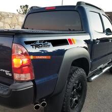 Paar TRD Off Road Mountains Vintage strepen voor Tacoma Side Vinyl Stickers Sticker geschikt voor Toyota Tacoma 2005-2015
 2