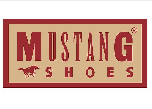 Mustang schoenen sticker sticker