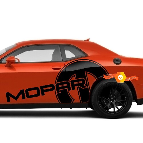 Dodge Mopar Enorme Grafische Side Decal Sticker voor beide zijden Dodge Challenger Charger

