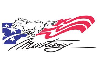 Mustang VS-logo sticker sticker #4