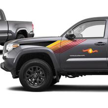 Toyota Tacoma Lines Vintage Retro Strepen Decal Sticker Grafische Side Bed Stripe Body Kit Voor Tacoma 3d Gen
 2