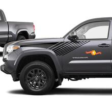 Tacoma Lijnen Strepen Retro Decal Sticker Grafische Kant Bed Streep Body Kit Voor Toyota Tacoma 2016-2020 2
 2