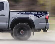 TRD Trout Edition 4x4 PRO Sport Off Road Side Vinyl Stickers Sticker geschikt voor Tacoma 2013 - 2020 of Tundra 2013 - 2020
 2