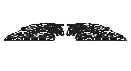 Saleen Musclecar model vinyl decal sticker
