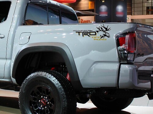 TRD Off Road Moose Bedside Vinyl Sticker voor Toyota Tundra