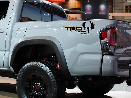TRD Off Road Moose Skull Vinylsticker voor op het Bed van de Toyota Tundra