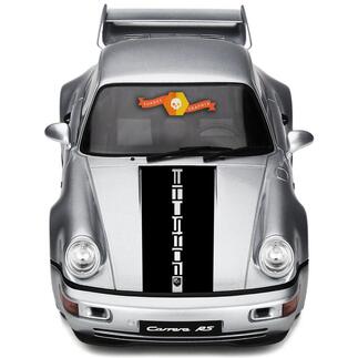 Porsche 911 Hood centrale streep sticker sticker
