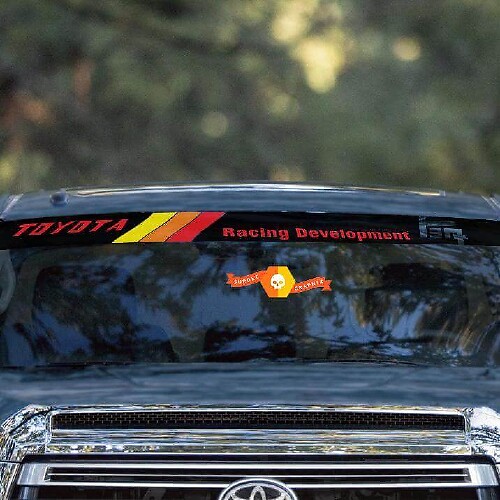 TRD-stijl vintage voorruit vinyl decal sticker voor Toyota Tundra