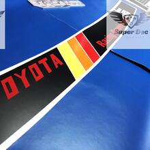 Toyota TRD TEQ Racing Development Vintage Oude Stijl logo Voorruit Sticker Decal Sun Strip Vizier Voorruit Banner voor Tacoma Tundra
 2