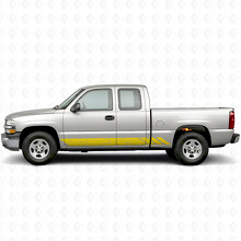 Topografische contour deur- en drempelpaneel vinylstrepen voor Chevrolet Silverado 1500 GMT800 1999-2007_3