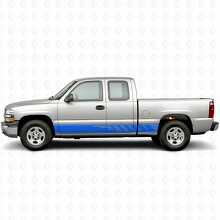 Trapvormige sleufdeurs- en zijkuipvinylstrepen voor Chevrolet Silverado 1500 GMT800 1999-2007_5