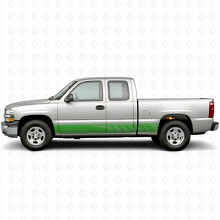 Trapvormige sleufdeurs- en zijkuipvinylstrepen voor Chevrolet Silverado 1500 GMT800 1999-2007_6