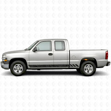 Topografische Band Deur- & Rocker Paneel Vinyl Strepen voor Chevrolet Silverado 1500 GMT800 1999-2007_2