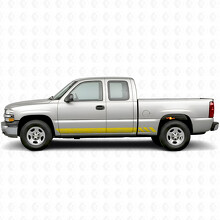 Topografische Band Deur- & Rocker Paneel Vinyl Strepen voor Chevrolet Silverado 1500 GMT800 1999-2007_3
