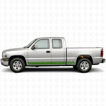 Topografische Band Deur- & Rocker Paneel Vinyl Strepen voor Chevrolet Silverado 1500 GMT800 1999-2007_6