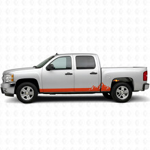 Mountain Range Deur- & Rokerpanelen Vinyl Strepen voor Chevrolet Silverado 1500 GMT900 2007-2013_4