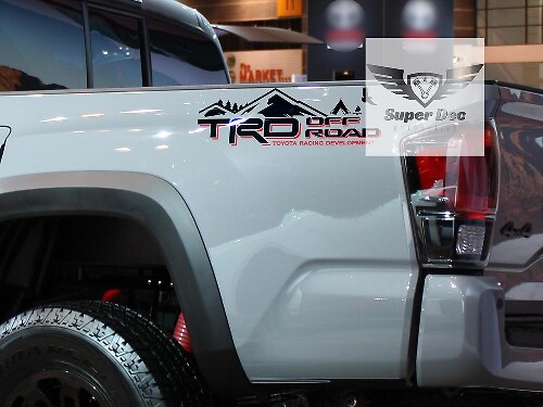 TRD Off Road Mountain Side Vinyl Decal Kit voor Toyota Tacoma Tundra 4Runner