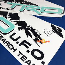 Paar TRD UFO -onderzoeksteam Side Vinyl -stickers Stickers voor Toyota Tacoma 2 kleuren
 3