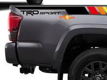 Paar TRD Sport PRO Off Road Vintage strepen voor Tacoma Side Vinyl Stickers Sticker geschikt voor Toyota Tacoma 2005-2020
 2