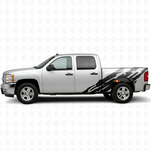 Getande Zijstrips 13409 Zijvinylsticker voor Chevrolet Silverado 1500 GMT900 2007-2013_2