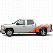 Getande Zijstrips 13409 Zijvinylsticker voor Chevrolet Silverado 1500 GMT900 2007-2013_4