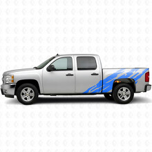 Getande Zijstrips 13409 Zijvinylsticker voor Chevrolet Silverado 1500 GMT900 2007-2013_5