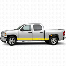 Angular Lightning Deur- & Rockerpanel Vinyl Strepen voor Chevrolet Silverado 1500 GMT900 2007-2013_3