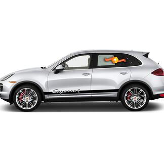 Porsche Cayenne S zijstrepen sticker sticker 2020
