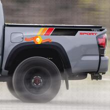 TRD Sport Vintage Strepen Vinyl Sticker voor Toyota Tacoma 2005-2020_3