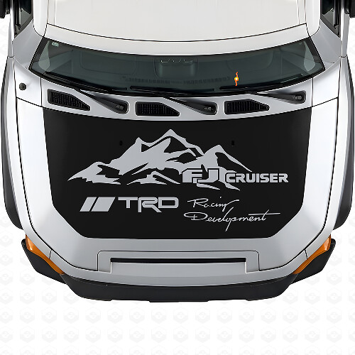 TRD Stijl Mountain Motorkap Vinyl Decal Sticker voor Toyota FJ Cruiser