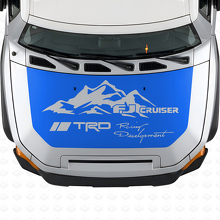 TRD Stijl Mountain Motorkap Vinyl Decal Sticker voor Toyota FJ Cruiser_2