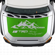 TRD Stijl Mountain Motorkap Vinyl Decal Sticker voor Toyota FJ Cruiser_3