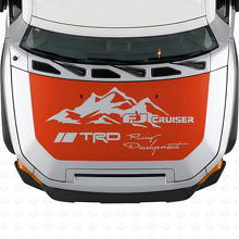 TRD Stijl Mountain Motorkap Vinyl Decal Sticker voor Toyota FJ Cruiser_4