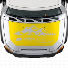 TRD Stijl Mountain Motorkap Vinyl Decal Sticker voor Toyota FJ Cruiser_5