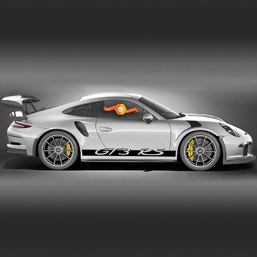 GT3 RS Rechtdoor Strepen Zijkant Vinyl Decal Sticker voor Porsche 911