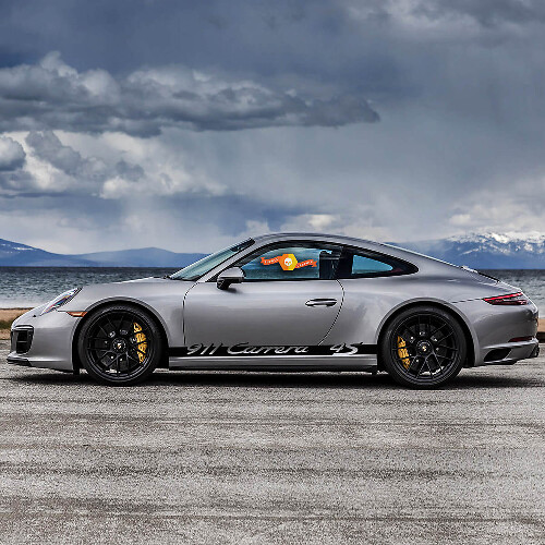 Porsche 911 Carrera 4S zijstrepen kit sticker sticker
